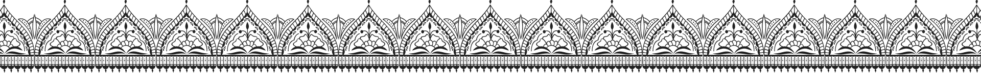 Decorative Footer Cultural Pattern